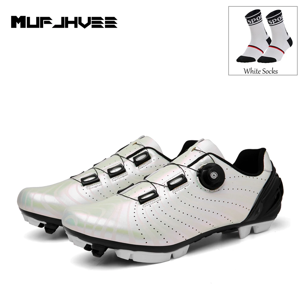 Mufjhvee Luminous Cycling Shoes For Men Breathable Self-Locking Bicycle Riding Sneakers Rotating Button Mountain Bike Shoes
Mufjhvee Luminous Cycling Shoes For Men Breathable Self-Locking Bicycle Riding Sneakers Rotating Button Mountain Bike Shoes