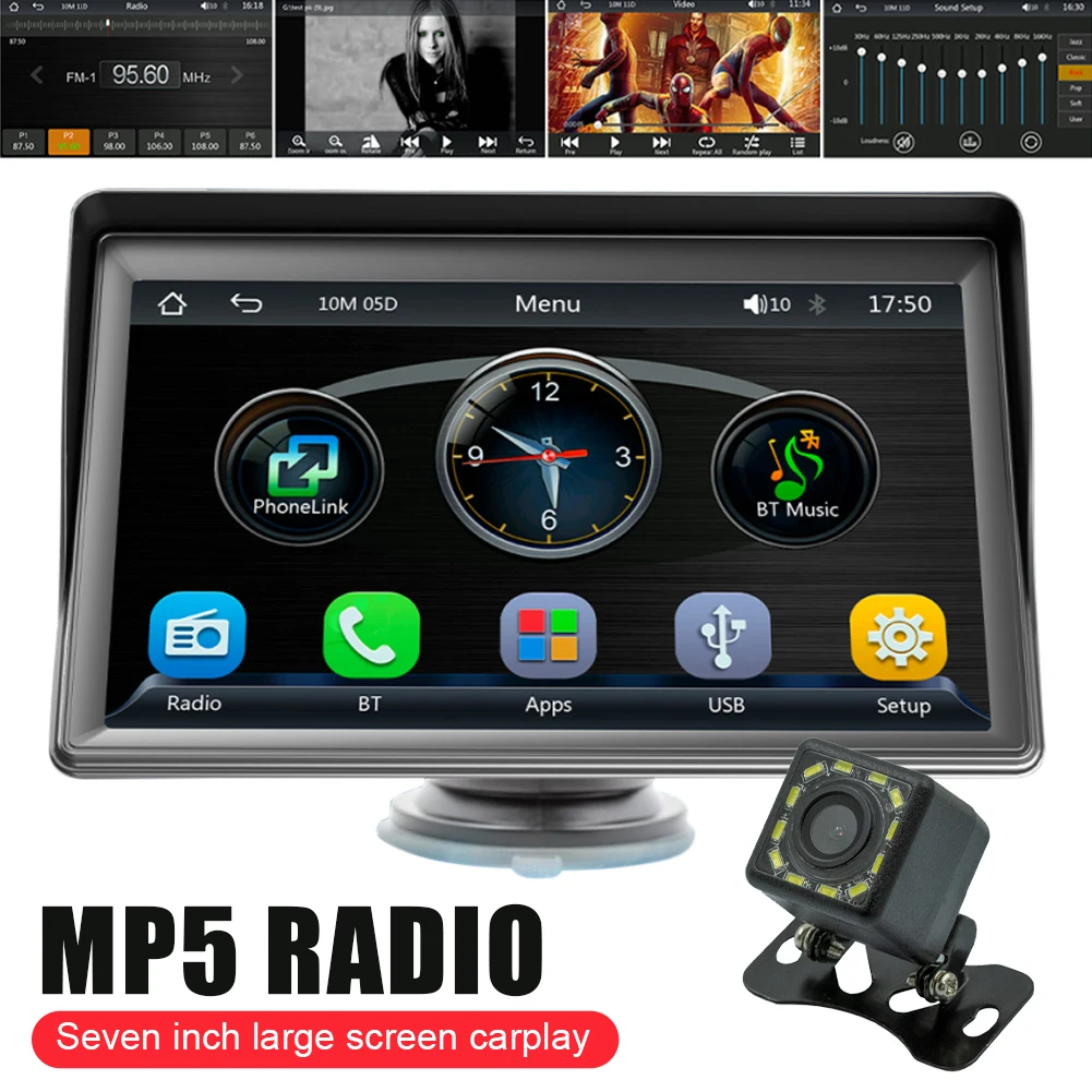 7 Inch Car Radio MP5 Player Wireless Carplay And Android Auto Mirror Link Bluetooth Universal For Nissan Toyota VW Rear Camera
7 Inch Car Radio MP5 Player Wireless Carplay And Android Auto Mirror Link Bluetooth Universal For Nissan Toyota VW Rear Camera