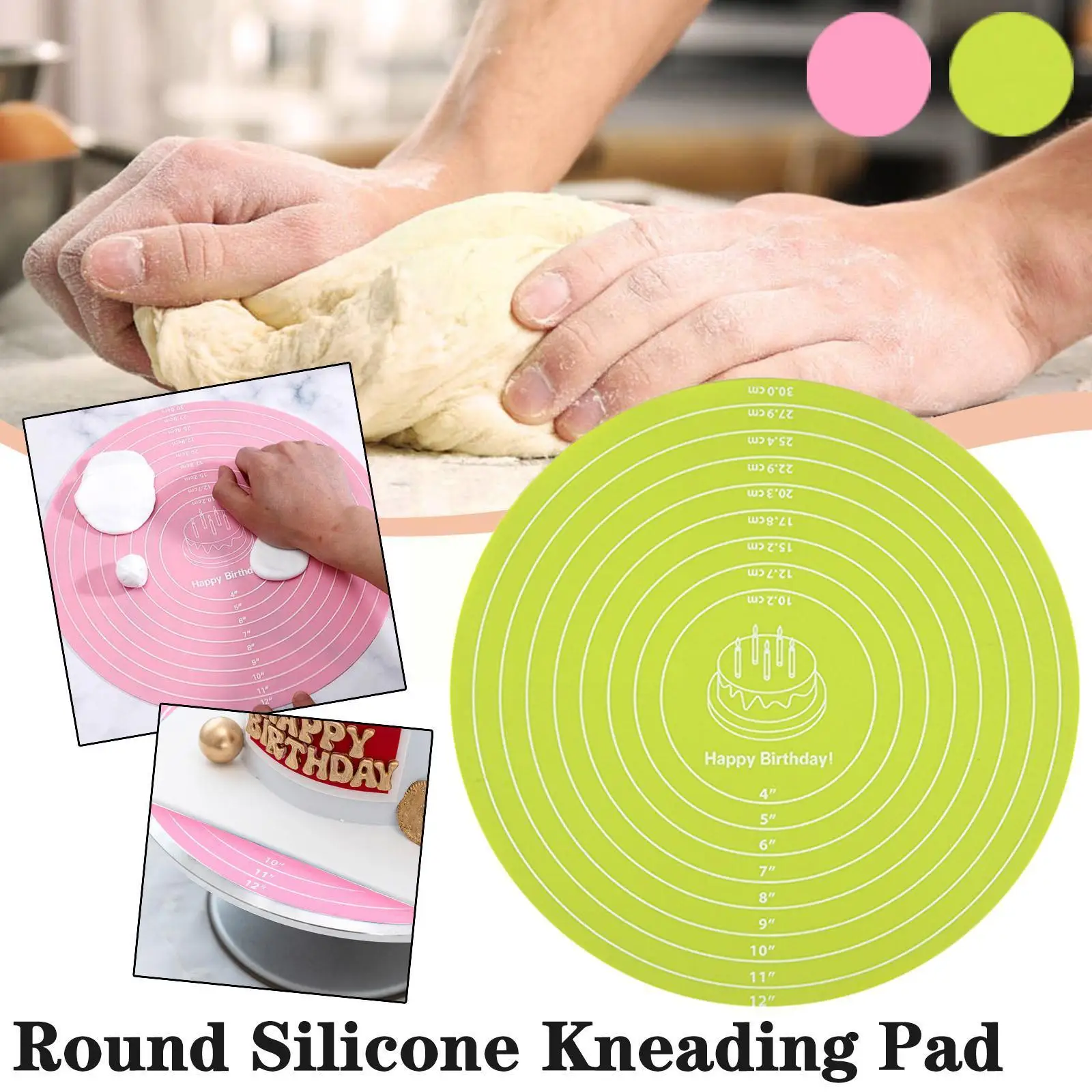 30cm Cake Turntable Pat Silicone Baking Mat For Cake with Size Non-stick High Temperature Resistant Bake Tool Kitchen Gadge Y9Q8
30cm Cake Turntable Pat Silicone Baking Mat For Cake with Size Non-stick High Temperature Resistant Bake Tool Kitchen Gadge Y9Q8