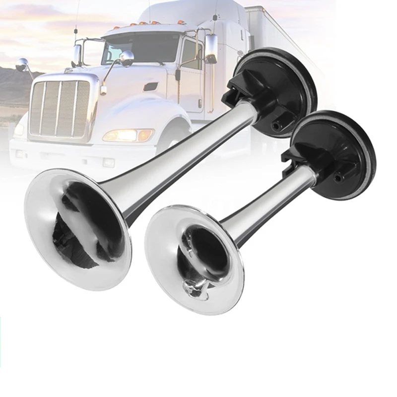 2PCS Black Air Horn Dual Trumpet ABS Air Pump Air Horn Pipe for Car Truck Train Boat
2PCS Black Air Horn Dual Trumpet ABS Air Pump Air Horn Pipe for Car Truck Train Boat