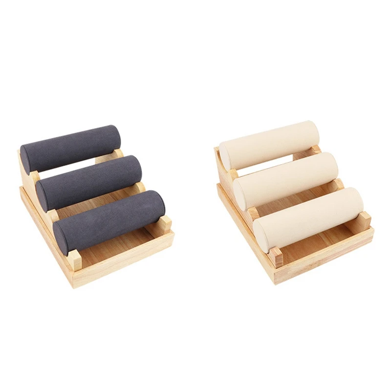 Wood 3 Tier Bracelet Watch Stand Holder Jewelry Showcase Display Storage Necklace Bangle Organizer
Wood 3 Tier Bracelet Watch Stand Holder Jewelry Showcase Display Storage Necklace Bangle Organizer