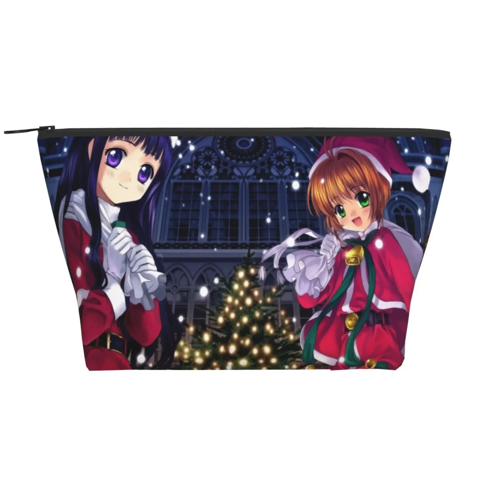 Cardcaptor Sakura Cosmetic Bag Trapezoid Daily Storage Bag Polyester Christmas Holiday Tote Bag Eco Friendly
Cardcaptor Sakura Cosmetic Bag Trapezoid Daily Storage Bag Polyester Christmas Holiday Tote Bag Eco Friendly