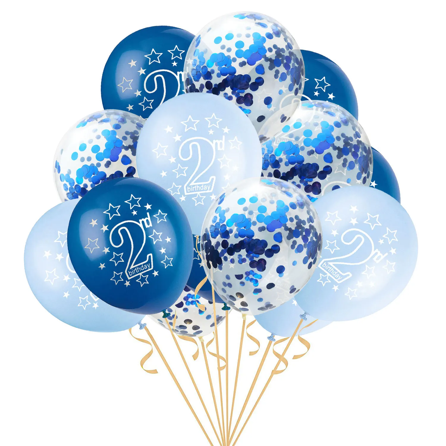 15 Pcs/Lot Blue latex balloon 2nd Birthday Party Decoration Balloons Number Balloon 2 Years Old Kids Two Birthday Party Supplies
15 Pcs/Lot Blue latex balloon 2nd Birthday Party Decoration Balloons Number Balloon 2 Years Old Kids Two Birthday Party Supplies