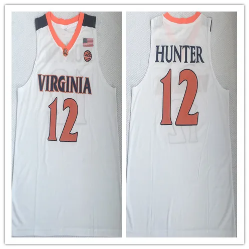 

5 Kyle Guy 12 De'Andre Hunter Virginia college Throwback Basketball Jersey Top Quality Stitched embroidery any Number and name