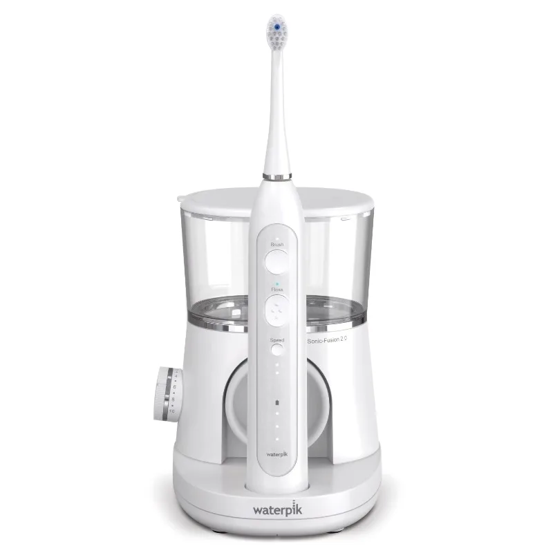 Waterpik Sonic-Fusion 2.0 Flossing Toothbrush, Electric Toothbrush & Water Flosser Combo, White
Waterpik Sonic-Fusion 2.0 Flossing Toothbrush, Electric Toothbrush & Water Flosser Combo, White