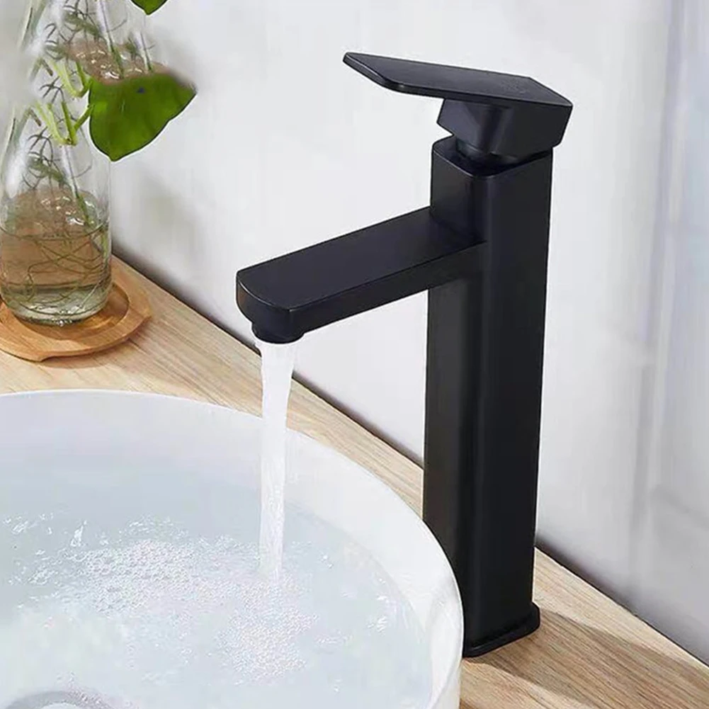 High Quality Basin Faucet Black Sink Faucet Cold And Hot Water Mixer Stainless Stell Bath Wash Faucet Single Hole Tapware
High Quality Basin Faucet Black Sink Faucet Cold And Hot Water Mixer Stainless Stell Bath Wash Faucet Single Hole Tapware