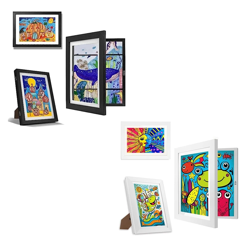 

Детские художественные Рамки, 8. 5x11 сменные детские художественные Рамки с передним отверстием, горизонтальный и вертикальный художественный дисплей для детей