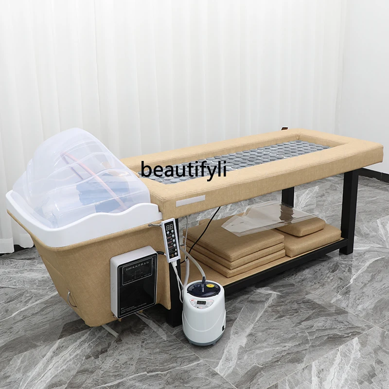 Shampoo Chair Water Circulation Head Therapy Bed for Hair Salon Fumigation Moxibustion Bed Barber Shop Ear Cleaning Bed
Shampoo Chair Water Circulation Head Therapy Bed for Hair Salon Fumigation Moxibustion Bed Barber Shop Ear Cleaning Bed
