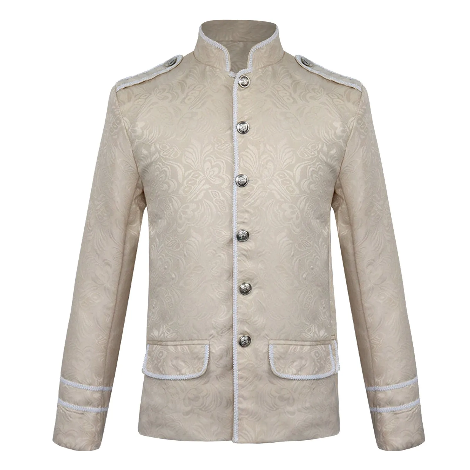 Men Stylish Gold Embroidered Jacket Steampunk Hussar Marching Band Military Drummer Parade Jacket Coat Costume Chaquetas Hombre
Men Stylish Gold Embroidered Jacket Steampunk Hussar Marching Band Military Drummer Parade Jacket Coat Costume Chaquetas Hombre