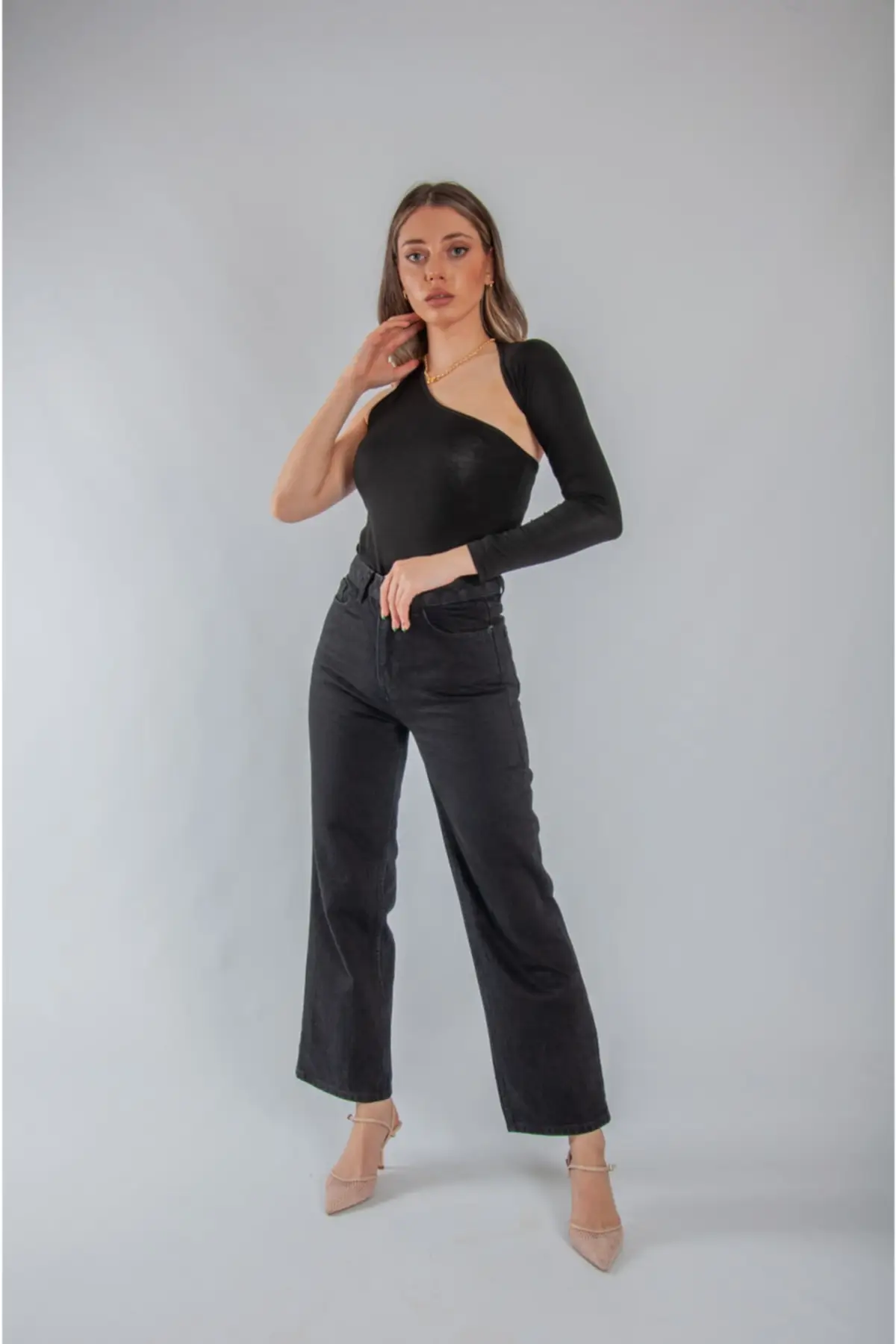 Women's Bodysuit Black With One-Sleeve Snaps Rompers Jumpsuits Sexy Sheath Skinny Summer Streetwear Outfits Overalls
Women's Bodysuit Black With One-Sleeve Snaps Rompers Jumpsuits Sexy Sheath Skinny Summer Streetwear Outfits Overalls