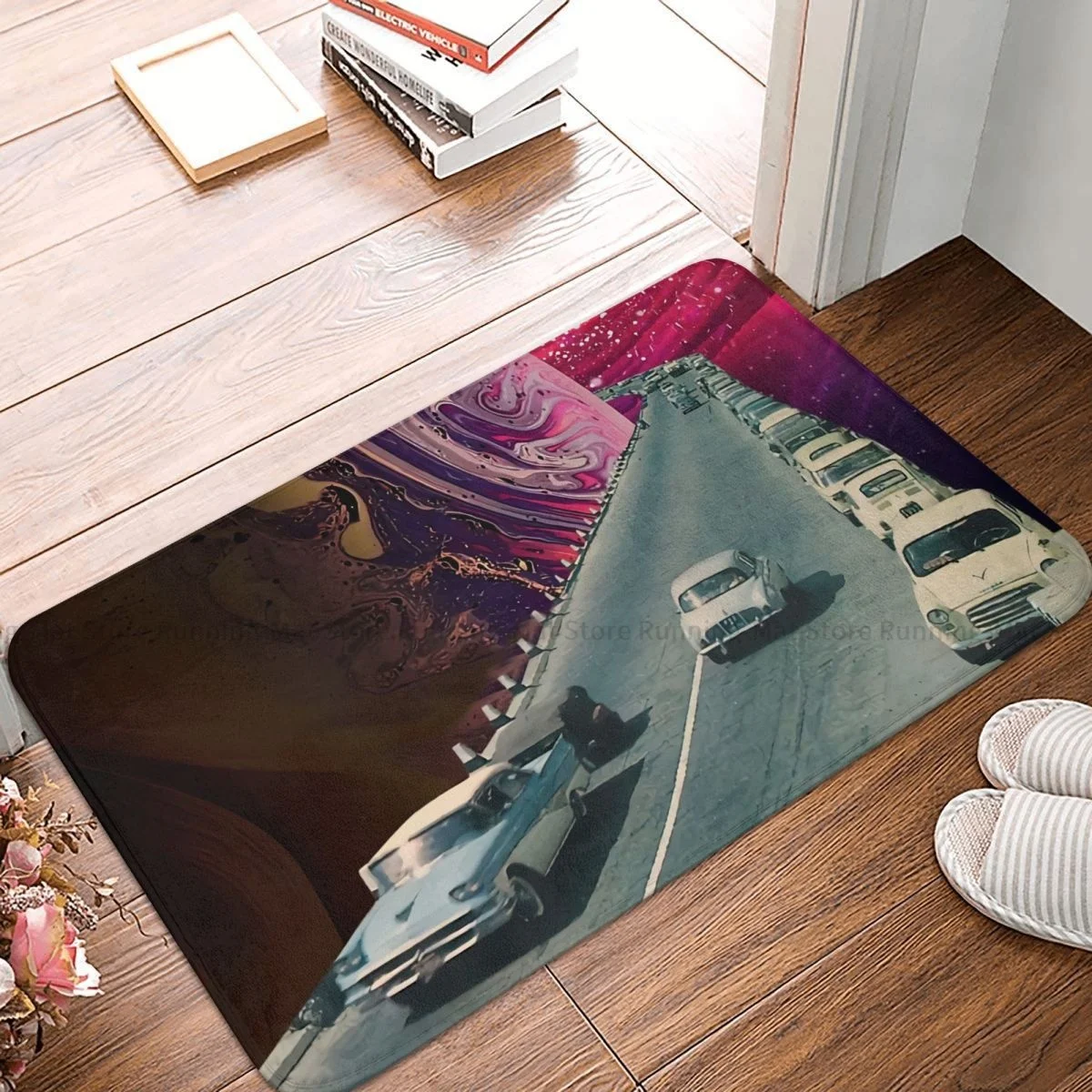 Non-slip Doormat Kitchen Mat Synthwave Space Vintage Retro Collage Futuristic Hallway Carpet Entrance Door Rug Bedroom Decor
Non-slip Doormat Kitchen Mat Synthwave Space Vintage Retro Collage Futuristic Hallway Carpet Entrance Door Rug Bedroom Decor
