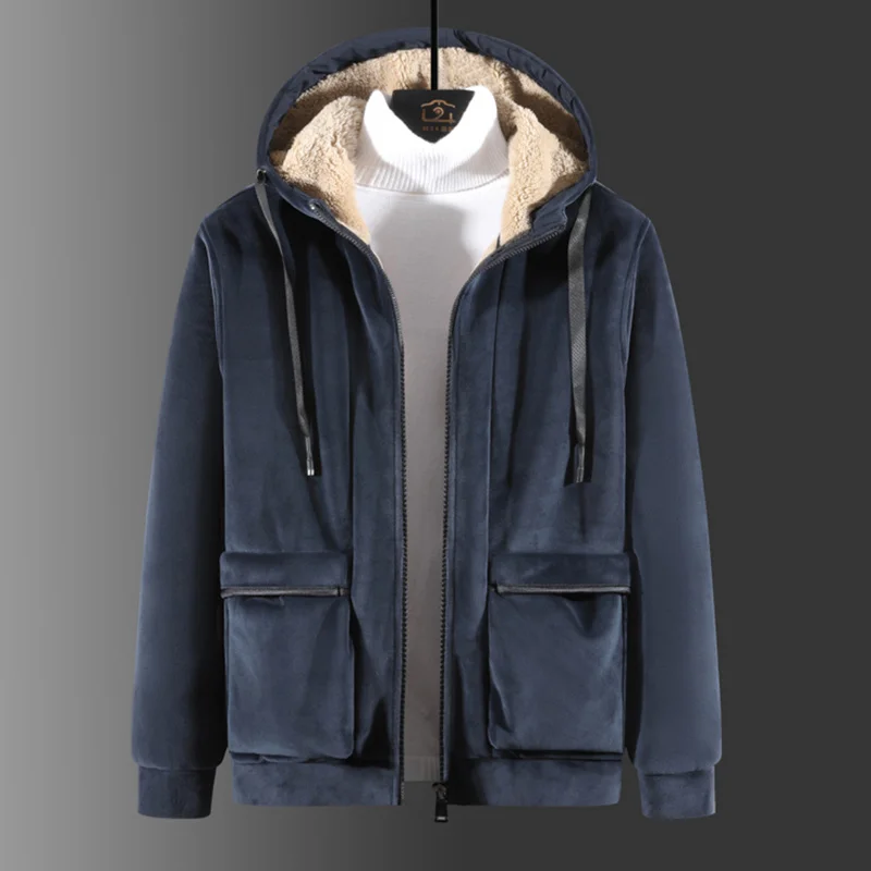 Casual Jacket Men Winter Hooded New Bomber Wool Coats Male Streetwear Solid Color 2023 Outdoor Fleece Clothing Mens Size 4XL
Casual Jacket Men Winter Hooded New Bomber Wool Coats Male Streetwear Solid Color 2023 Outdoor Fleece Clothing Mens Size 4XL
