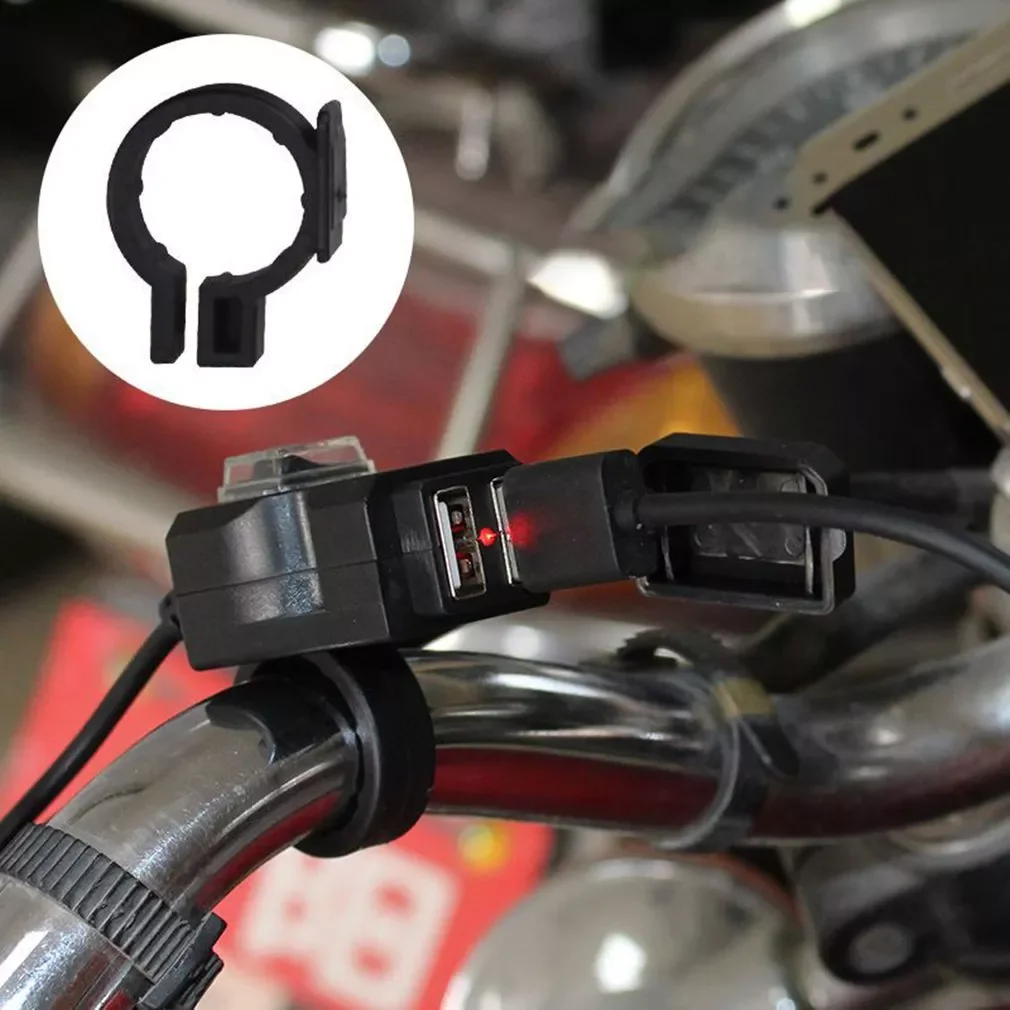 Dual USB Port 9/12V Waterproof Motorbike Motorcycle Handlebar Charger 5V 1A/2.1A Adapter Power Supply Socket For Phone Mobile
Dual USB Port 9/12V Waterproof Motorbike Motorcycle Handlebar Charger 5V 1A/2.1A Adapter Power Supply Socket For Phone Mobile