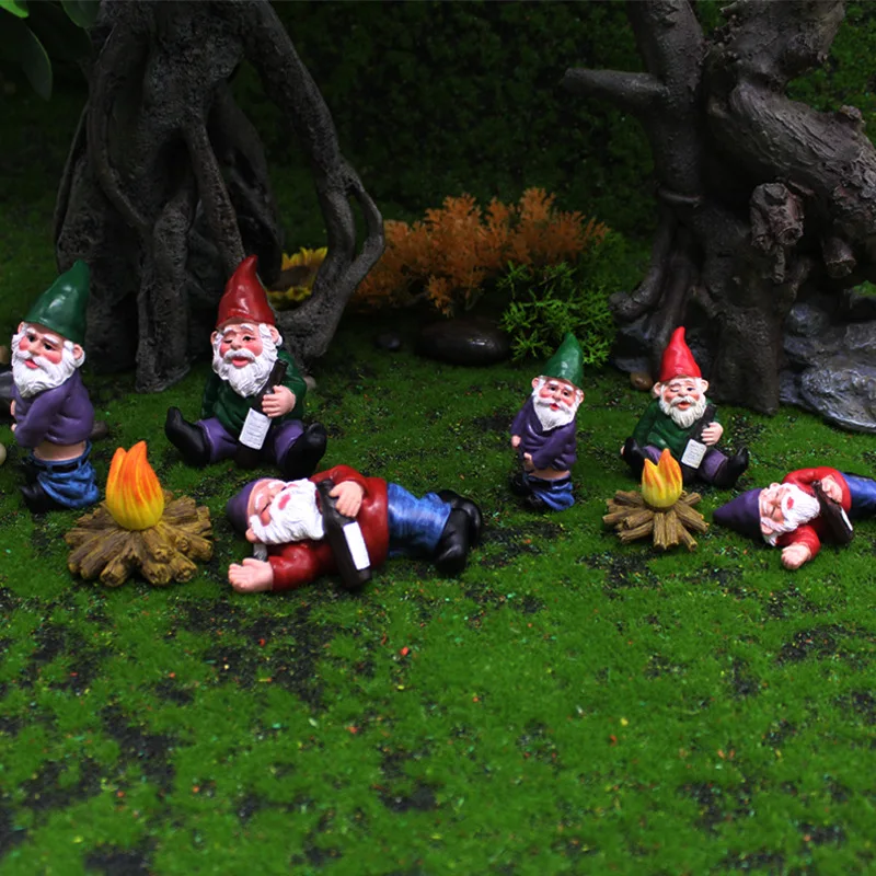 4pcs Fairy Garden Accessories Miniature Gardening Gnomes Figurines Ornaments Gnome- Drunk Garden Gnome Kit offor Fairy Garden
4pcs Fairy Garden Accessories Miniature Gardening Gnomes Figurines Ornaments Gnome- Drunk Garden Gnome Kit offor Fairy Garden