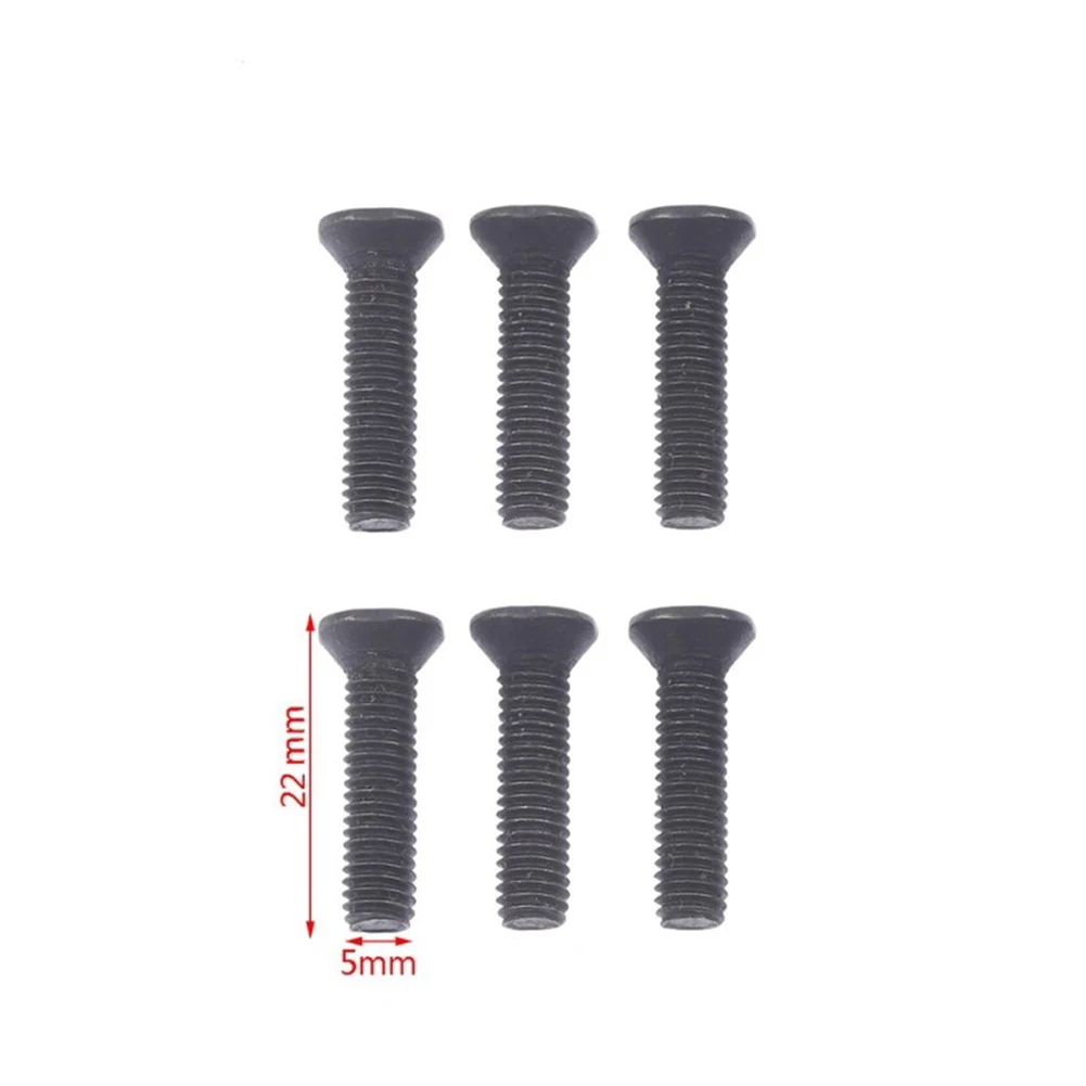 6Pcs M5/M6 22mm Metal Fixing-Screw Black Left-Hand Thread For UNF Drill Chuck Shank Adapter Black Drill Tool Accessories Bit
6Pcs M5/M6 22mm Metal Fixing-Screw Black Left-Hand Thread For UNF Drill Chuck Shank Adapter Black Drill Tool Accessories Bit