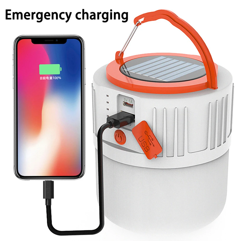 2400 MAh Solar LED Camping Light USB Rechargeable Bulb For Outdoor Tent Lamp Portable Lantern Emergency Lights For BBQ Hiking
2400 MAh Solar LED Camping Light USB Rechargeable Bulb For Outdoor Tent Lamp Portable Lantern Emergency Lights For BBQ Hiking
