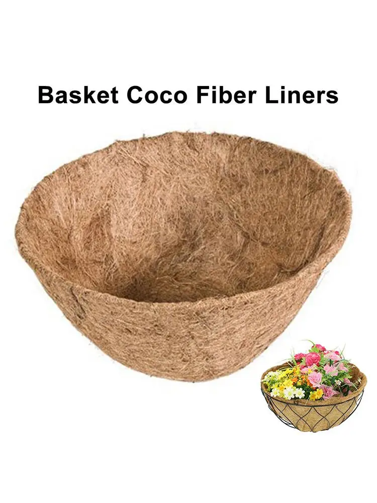 Round Coconut Liner Coco Fiber Replacement Liner Plants Basket Liner for Hanging Basket Home Garden Balcony
Round Coconut Liner Coco Fiber Replacement Liner Plants Basket Liner for Hanging Basket Home Garden Balcony