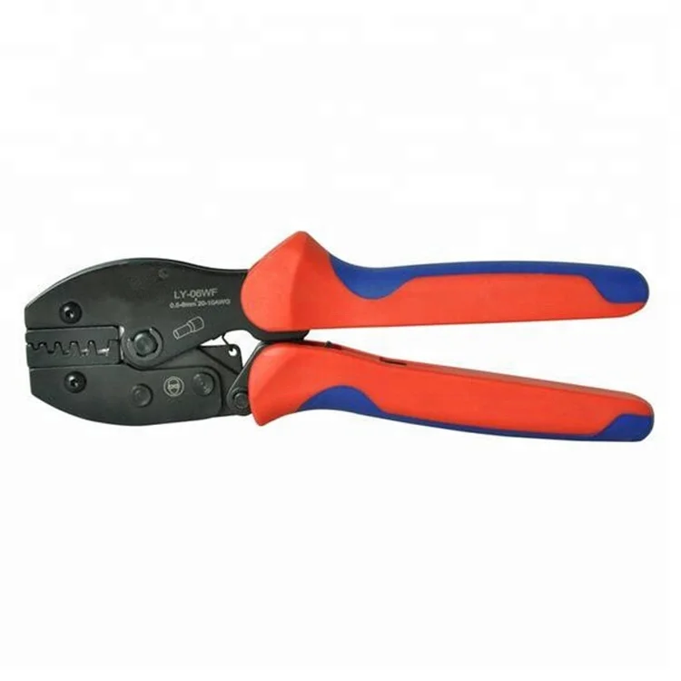 

LY-616TD High Quality Hand Crimping Tools for crimping non-insulated cable links 4-6,6-10,10-16mm2 12-6AWG Ratchet Plier