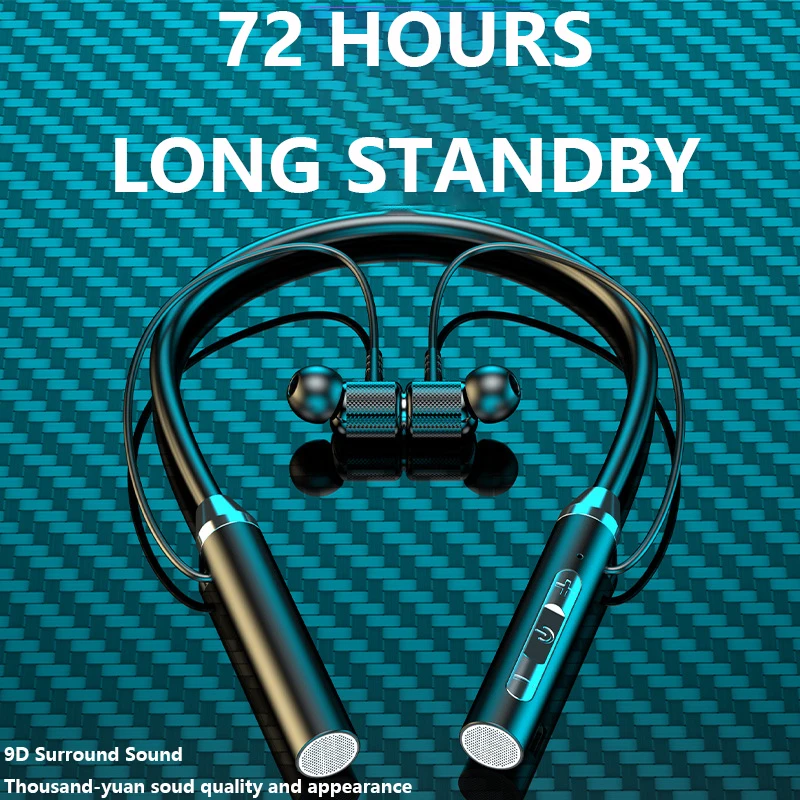 Wireless Bluetooth Headset Neck Type Stereo Noise Cancellation Universal Plug-in Card Motion Magnetic Absorption Nano Headset
Wireless Bluetooth Headset Neck Type Stereo Noise Cancellation Universal Plug-in Card Motion Magnetic Absorption Nano Headset