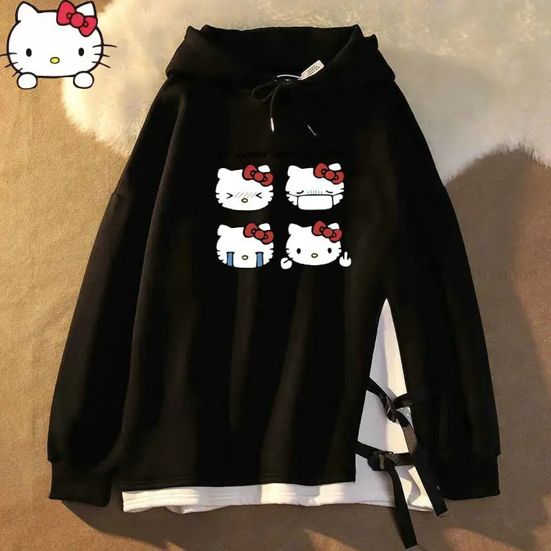 Толстовка Sanrio женская с принтом Hello Kitty Kuromi, мягкий свободный свитер с круглым вырезом и длинным рукавом, шикарная Милая рубашка для студенто...
Толстовка Sanrio женская с принтом Hello Kitty Kuromi, мягкий свободный свитер с круглым вырезом и длинным рукавом, шикарная Милая рубашка для студенто...