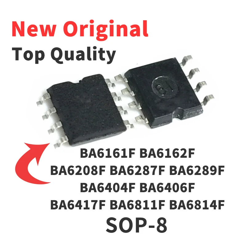 10 шт. BA6161F BA6162F BA6208F BA6287F BA6289F BA6404F BA6406F BA6417F BA6811F BA6814F SOP-8 чип IC новый оригинальный
10 шт. BA6161F BA6162F BA6208F BA6287F BA6289F BA6404F BA6406F BA6417F BA6811F BA6814F SOP-8 чип IC новый оригинальный