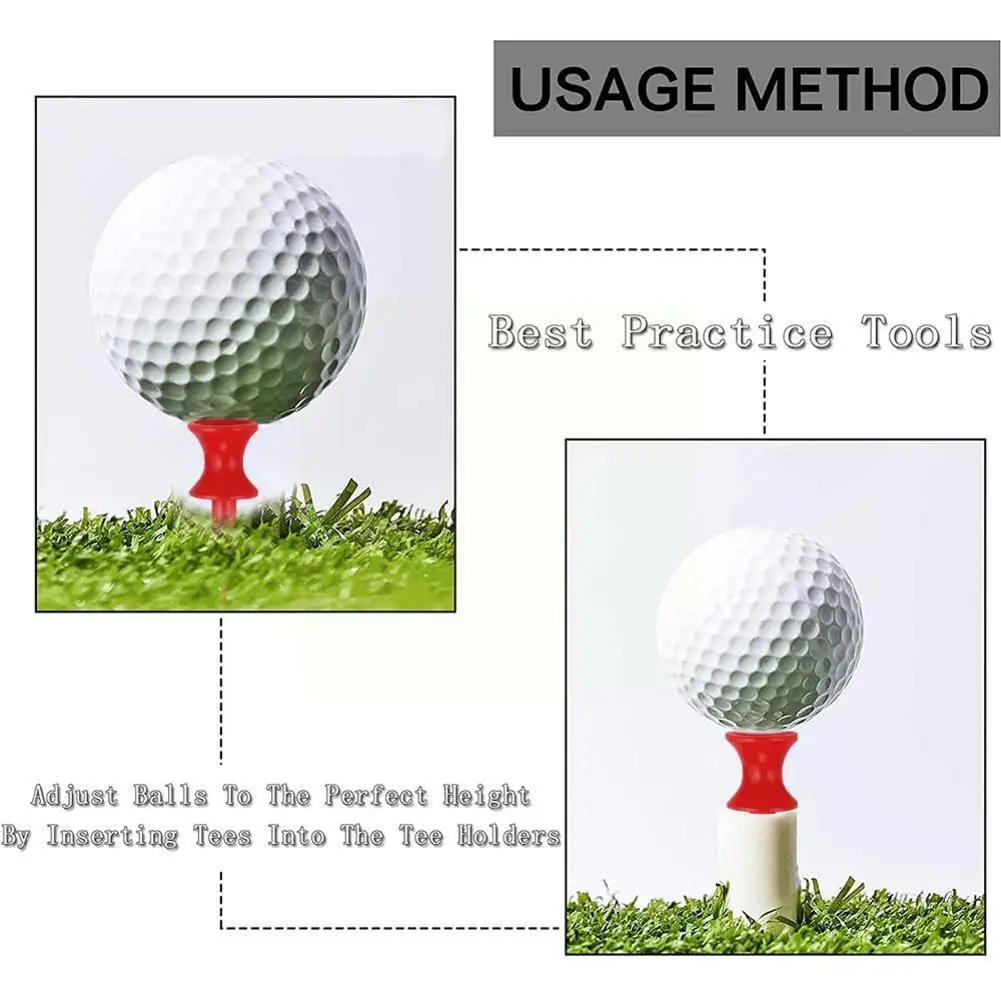 100 Pcs Golf Tees Unbreakable Step Down Plastic Castle Tees Size-1 1/4"/31mm Long Short Color Pack For Practice Men Women K K1m2
100 Pcs Golf Tees Unbreakable Step Down Plastic Castle Tees Size-1 1/4"/31mm Long Short Color Pack For Practice Men Women K K1m2