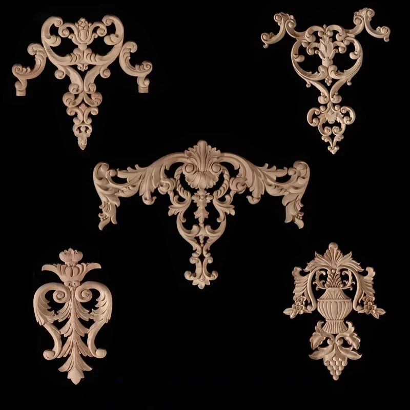 European Style Woodcarving Decals Home Furniture Wood Carved Applique Window Door Decor 
European Style Woodcarving Decals Home Furniture Wood Carved Applique Window Door Decor