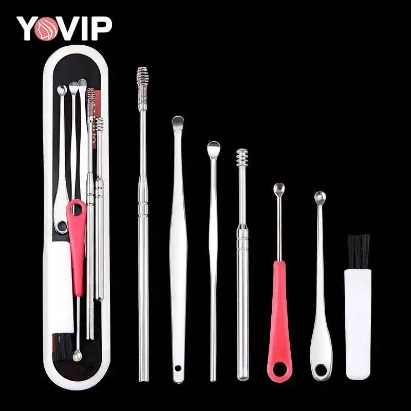 5/6/7 шт./набор, ложка для чистки ушей
5/6/7 шт./набор, ложка для чистки ушей