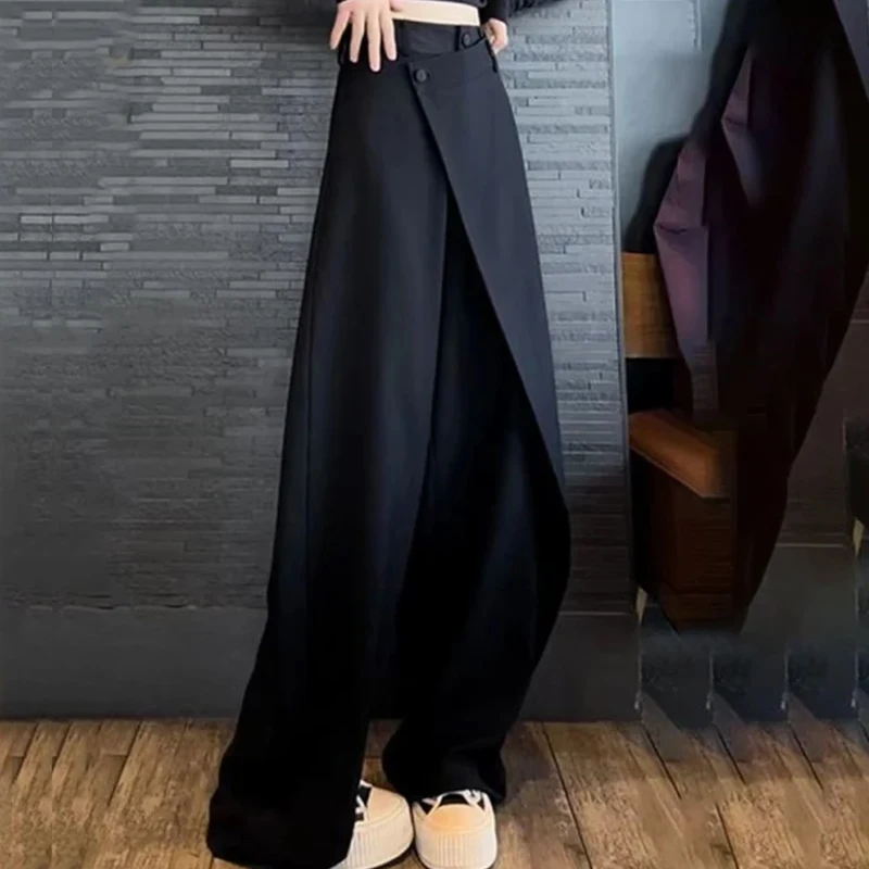 YOUYIDE New Fashion Irregular Stitching Straight Trousers Women's Autumn Design Style Fried Street Drape Suit Pants Spicy Trend
YOUYIDE New Fashion Irregular Stitching Straight Trousers Women's Autumn Design Style Fried Street Drape Suit Pants Spicy Trend