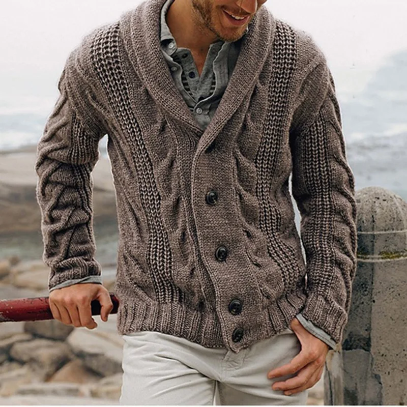 Men Fashion Buttoned V-Neck Sweaters Cardigan 2021 Winter Warm Casual Solid Knitted Coats For Mens Fall Vintage Sweater Jackets
Men Fashion Buttoned V-Neck Sweaters Cardigan 2021 Winter Warm Casual Solid Knitted Coats For Mens Fall Vintage Sweater Jackets