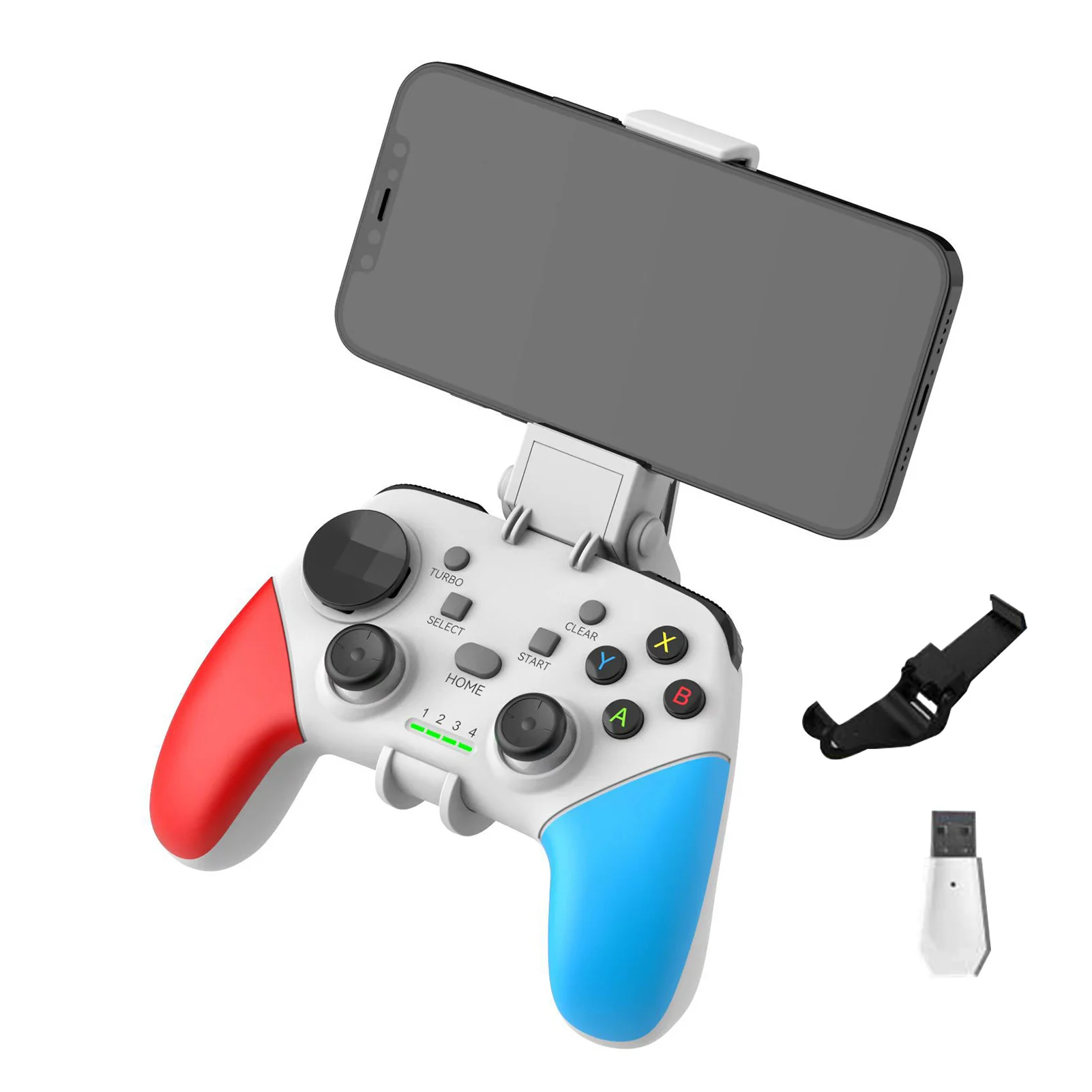 Mobile Game Controller Gaming Joystick Ergonomic Mobile Phone Game Controller 10M Long-distance Operation Phone Controller
Mobile Game Controller Gaming Joystick Ergonomic Mobile Phone Game Controller 10M Long-distance Operation Phone Controller