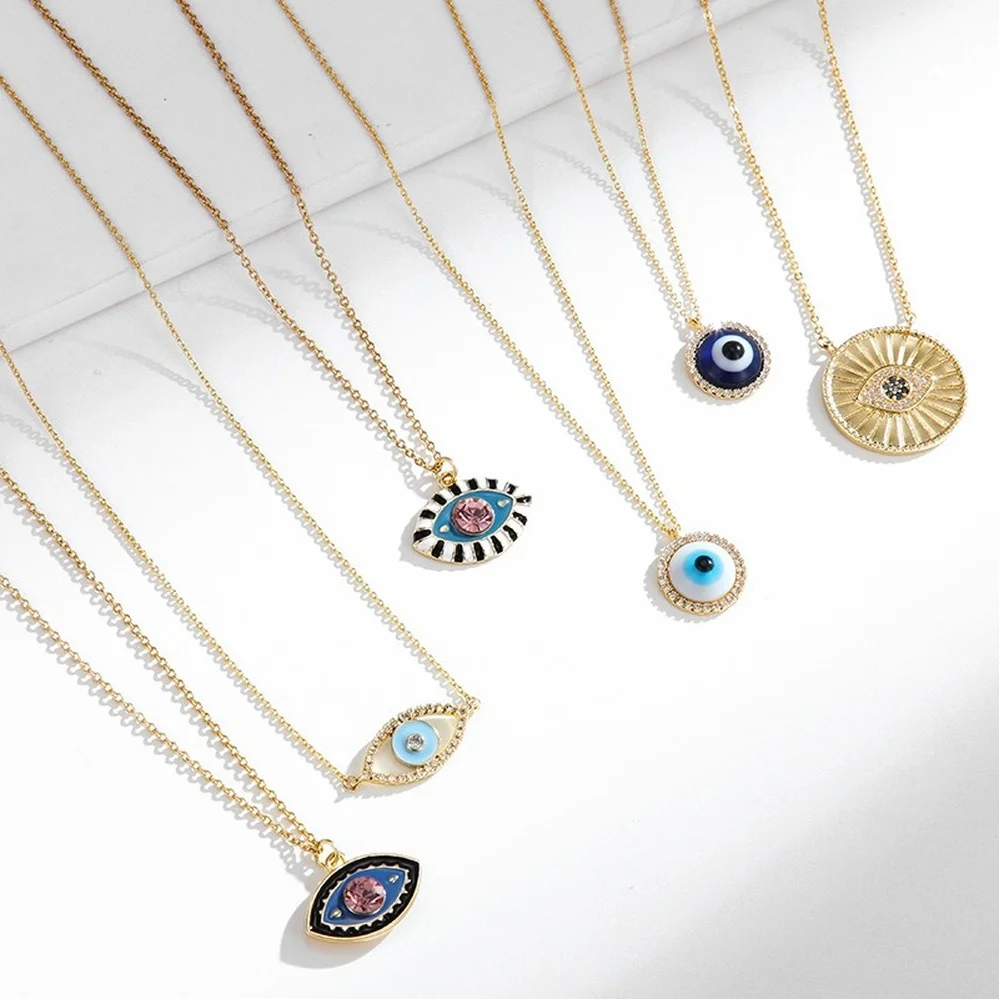 Mysticism Deep Sea Evil Eye Pendant Necklace for Women Turkish Blue Eye Choker Trend Charm Girls Clavicle Chain Jewelry Collares
Mysticism Deep Sea Evil Eye Pendant Necklace for Women Turkish Blue Eye Choker Trend Charm Girls Clavicle Chain Jewelry Collares