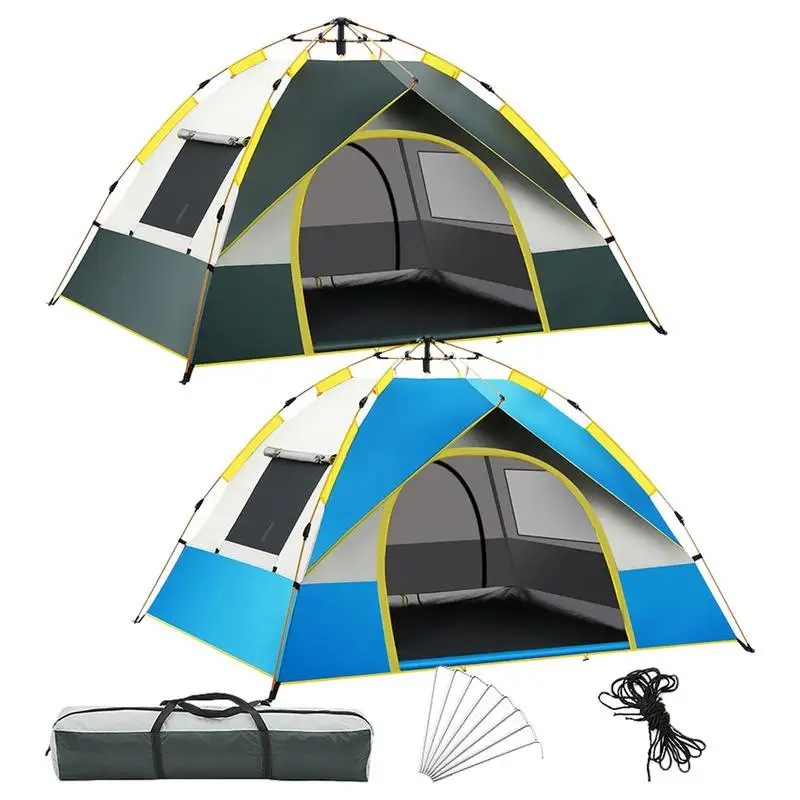 Instant Tent Pop Up UV-Proof 2-3 Persons Outdoor Picnic Tents 2 Doors Waterproof Sunshade Tents For Camping Picnic Beach Garden
Instant Tent Pop Up UV-Proof 2-3 Persons Outdoor Picnic Tents 2 Doors Waterproof Sunshade Tents For Camping Picnic Beach Garden