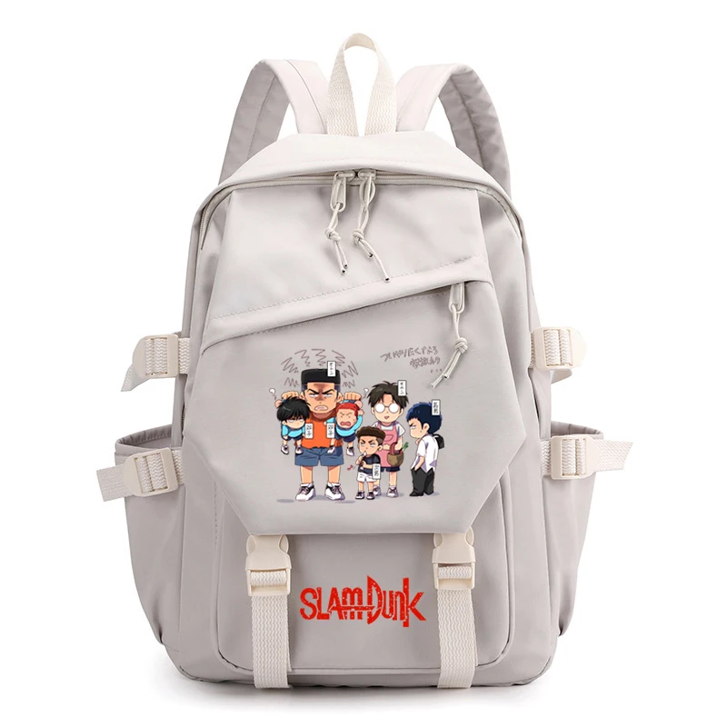 

SLAM DUNK School Bags for Girls Anime Zip Backpack Sakuragi Hanamichi Bagpack Fashion Travel Plecak Women Manga Shohoku Bookbag