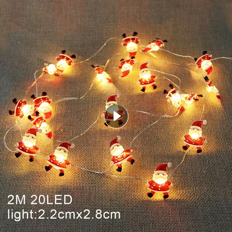 2M 20LED Santa Claus LED String Lights Christmas Lights Outdoor Garland Snowflakes Christmas Decoration For Home Fairy Light New
2M 20LED Santa Claus LED String Lights Christmas Lights Outdoor Garland Snowflakes Christmas Decoration For Home Fairy Light New