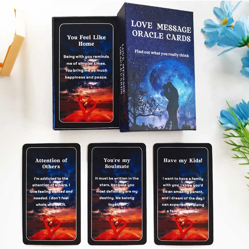 12x7 см, карты с надписью «Love сообщений» и изображением пожеланий, что Вы действительно думаете, карточные игры