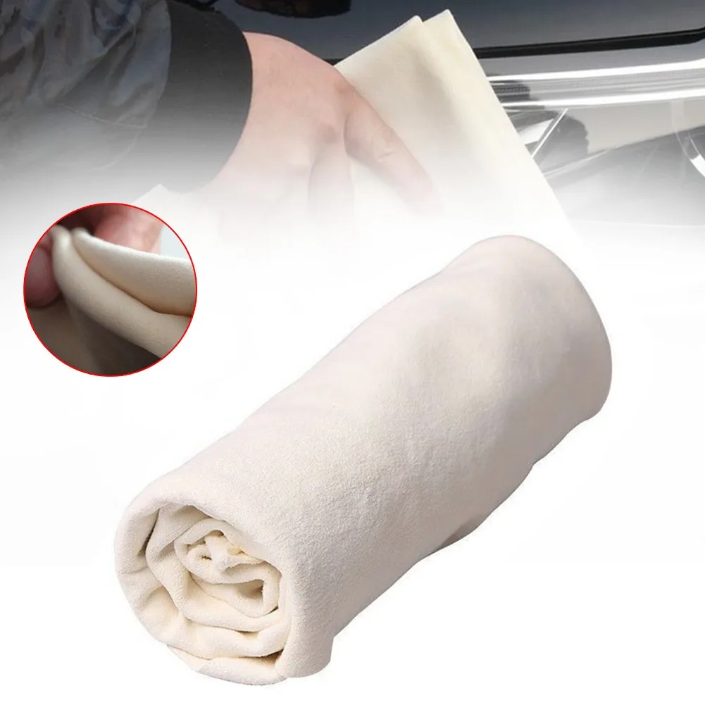 Regular Chamois Leather Cleaning Cloth Car Washing Towel 40*60cm Chamois Leathe For Cleaning Cars, Casement, Mobile Phones
Regular Chamois Leather Cleaning Cloth Car Washing Towel 40*60cm Chamois Leathe For Cleaning Cars, Casement, Mobile Phones