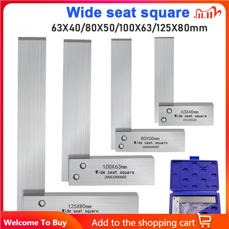 High-precision 90-degree Wide Seat Right Angle Ruler Woodworking L-shaped Square Corner Detection And Measurement Tool
High-precision 90-degree Wide Seat Right Angle Ruler Woodworking L-shaped Square Corner Detection And Measurement Tool