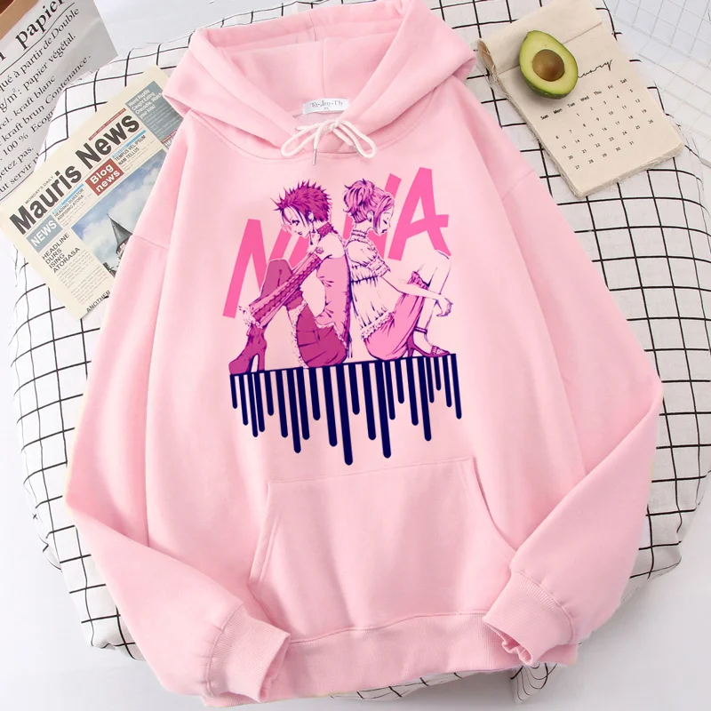 

nana anime hoodies male 2022 anime streetwear printed men clothing Ulzzang manga