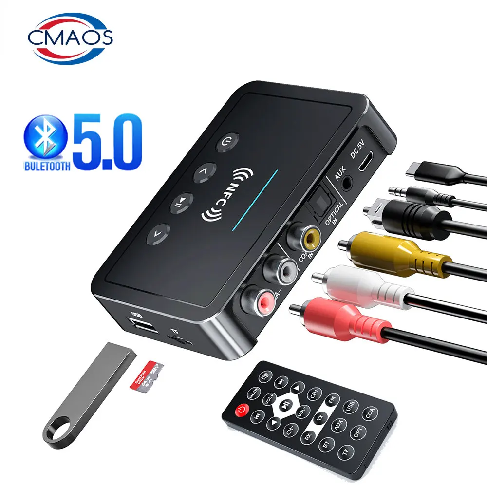 NFC Bluetooth 5,0 аудио адаптер 3,5 мм Aux RCA SPDIF беспроводной FM приемник передатчик поддержка TF U диск воспроизведение пульт дистанционного управления
NFC Bluetooth 5,0 аудио адаптер 3,5 мм Aux RCA SPDIF беспроводной FM приемник передатчик поддержка TF U диск воспроизведение пульт дистанционного управления