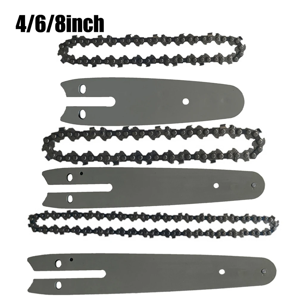 4/6/8 Inch Chainsaw Chain Guide Electric Chainsaw Chains And Guide Used For Logging And Pruning Chainsaw Guide Plate
4/6/8 Inch Chainsaw Chain Guide Electric Chainsaw Chains And Guide Used For Logging And Pruning Chainsaw Guide Plate