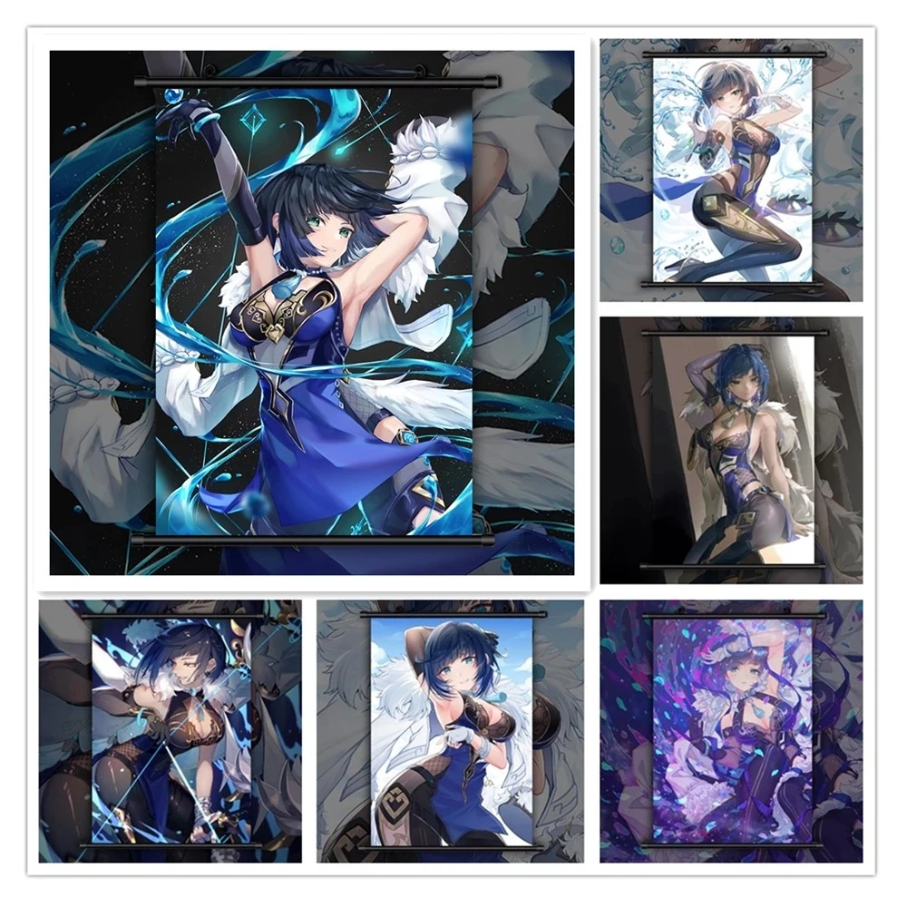 Paintings Genshin Impact Poster Classic Wall Art Print Yelan Hanging Scrolls Game Canvas Pictures Home Decor Murals Kids Room
Paintings Genshin Impact Poster Classic Wall Art Print Yelan Hanging Scrolls Game Canvas Pictures Home Decor Murals Kids Room