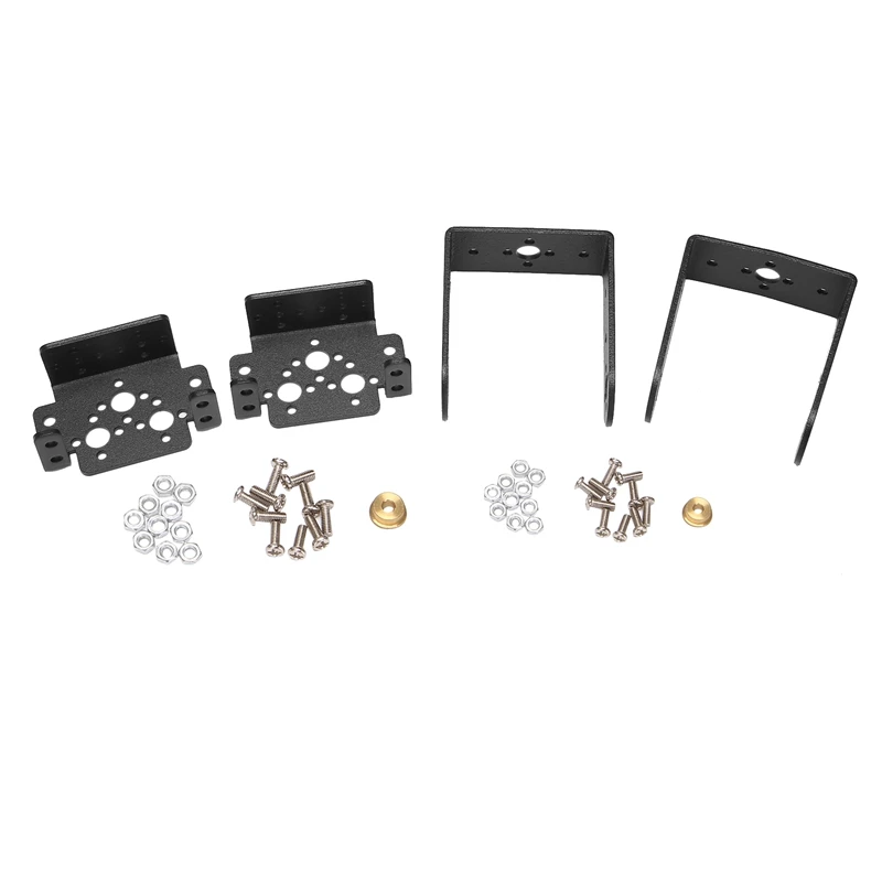 For MG995 996 Steering Gear Gimbal Bracket 2 Degrees Of Freedom Manipulator Robot Accessories Steering Gear Bracket Set
For MG995 996 Steering Gear Gimbal Bracket 2 Degrees Of Freedom Manipulator Robot Accessories Steering Gear Bracket Set