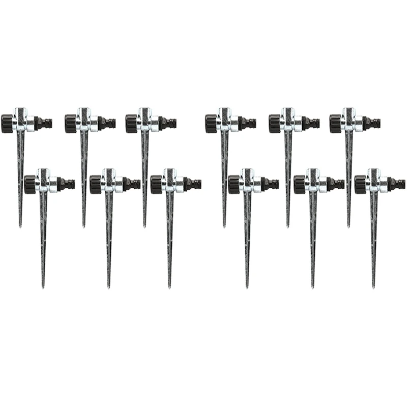 12PCS 1/2 Inch Zinc Flow Thru Lawn Sprinkler Spike Base, Watering Sprinklers For Yard, Lawn And Grass Irrigation
12PCS 1/2 Inch Zinc Flow Thru Lawn Sprinkler Spike Base, Watering Sprinklers For Yard, Lawn And Grass Irrigation