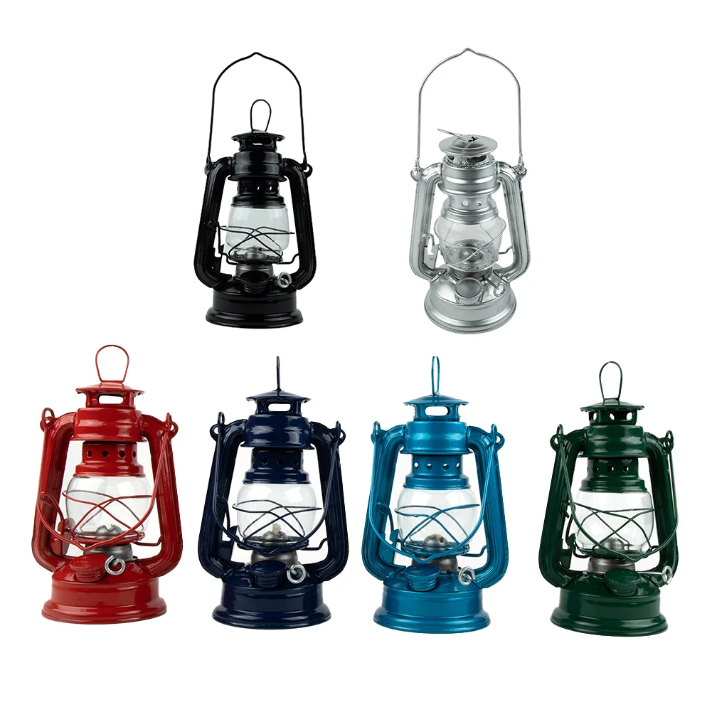 90ml Camping Lantern Lamp Retro Style Petroleum Storm Lantern Light Metal Outdoor Camping Atmosphere Lamps Campinglight
90ml Camping Lantern Lamp Retro Style Petroleum Storm Lantern Light Metal Outdoor Camping Atmosphere Lamps Campinglight
