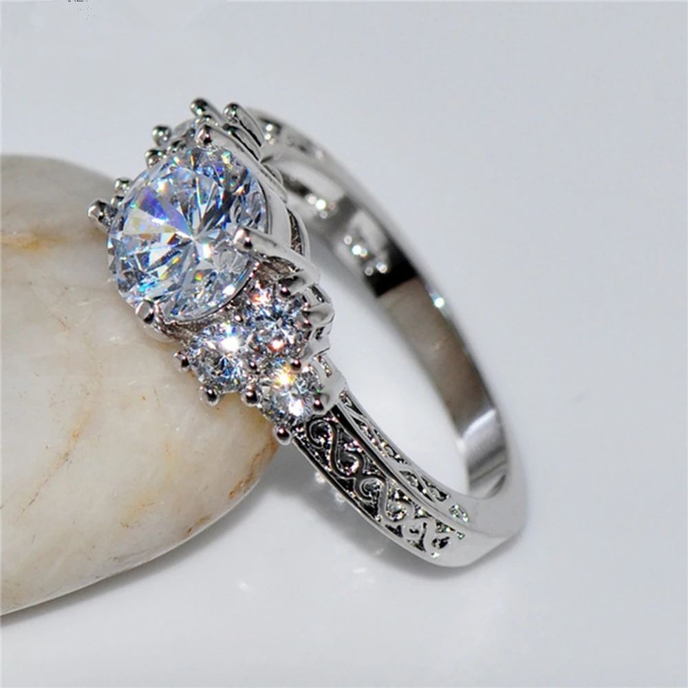 Ювелирные изделия из белого золота с бриллиантами 10KT Lab 5 80/ct | Украшения и