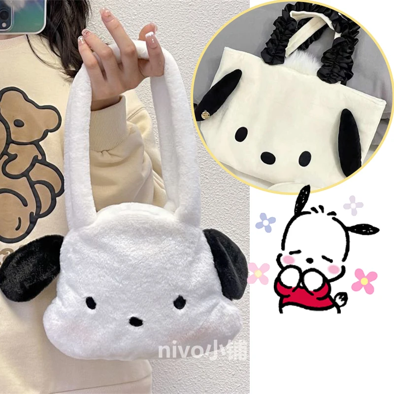 Anime Sanrioed Kawaii Pochacco Plush Handbag Cartoon Animal Stuffed Tote Bag Shoulder Bag Hello Kitty Christmas Birthday Gift
Anime Sanrioed Kawaii Pochacco Plush Handbag Cartoon Animal Stuffed Tote Bag Shoulder Bag Hello Kitty Christmas Birthday Gift