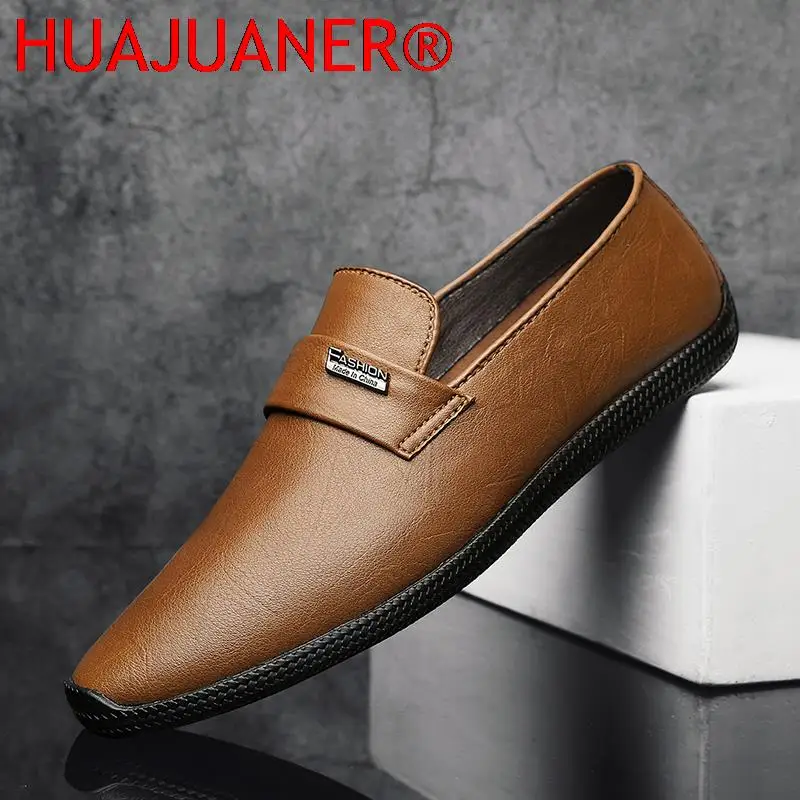 Mens Dress Shoes Loafers Casual Luxury Brand Genuine Leather Non-Slip Footwear Handmade Vintage Slip on Lofer Shoes Man Business 
Mens Dress Shoes Loafers Casual Luxury Brand Genuine Leather Non-Slip Footwear Handmade Vintage Slip on Lofer Shoes Man Business