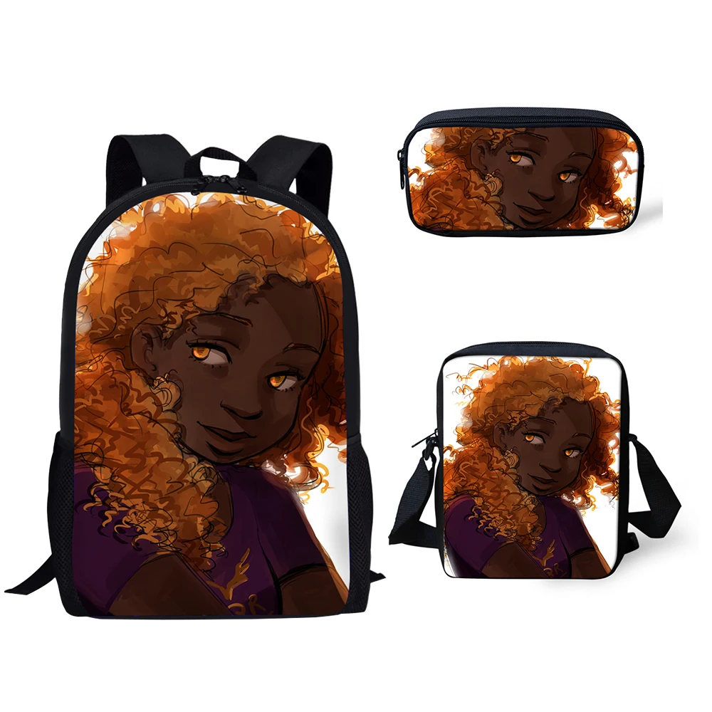 Classic Black African Girls 3D Print 3pcs/Set pupil School Bags Laptop Daypack Backpack Inclined shoulder bag Pencil Case
Classic Black African Girls 3D Print 3pcs/Set pupil School Bags Laptop Daypack Backpack Inclined shoulder bag Pencil Case