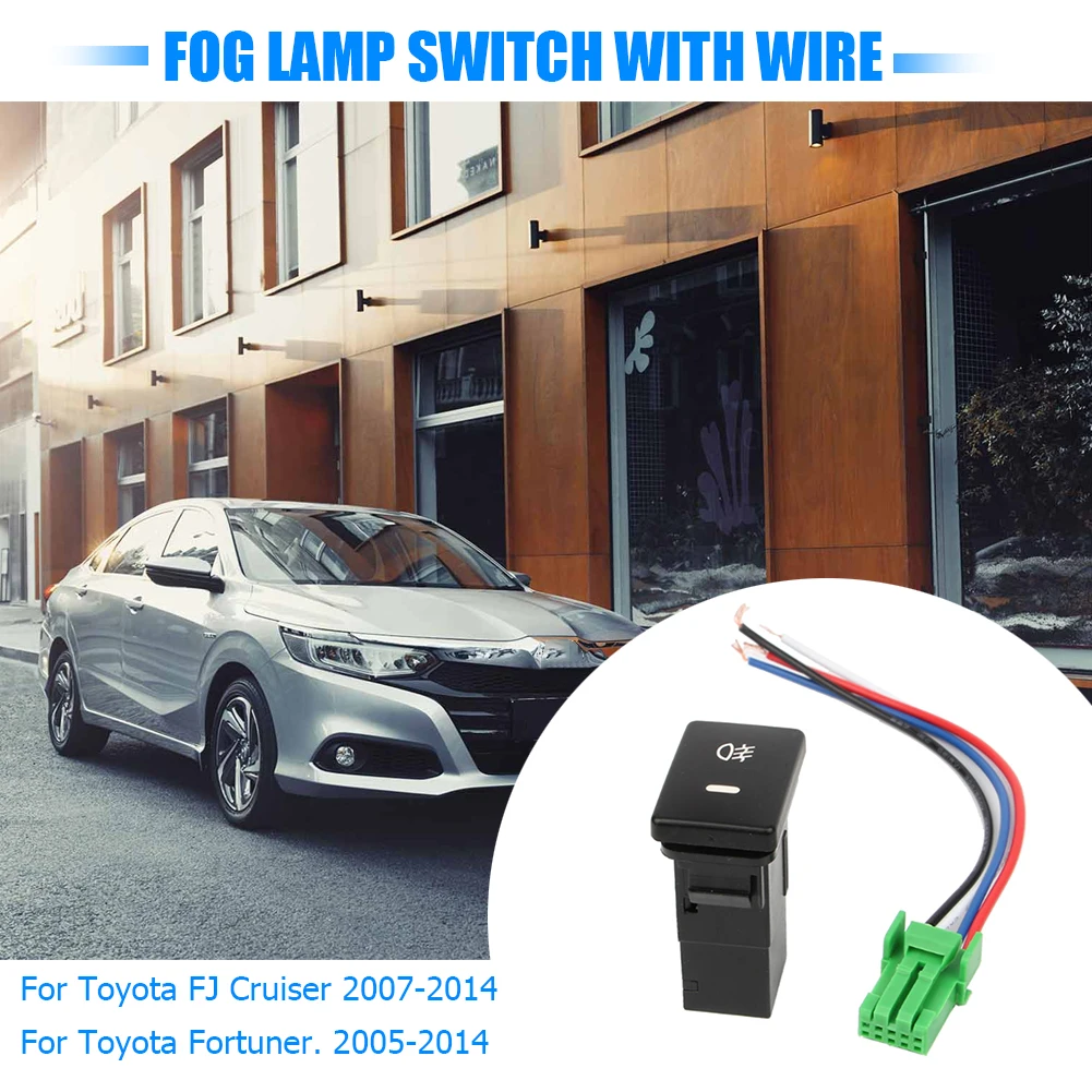 12V Light Switch with Yellow LED Push Button Fog Personal Car Parts Outdoor 4-Wire Self Locking Decoration for Toyota
12V Light Switch with Yellow LED Push Button Fog Personal Car Parts Outdoor 4-Wire Self Locking Decoration for Toyota